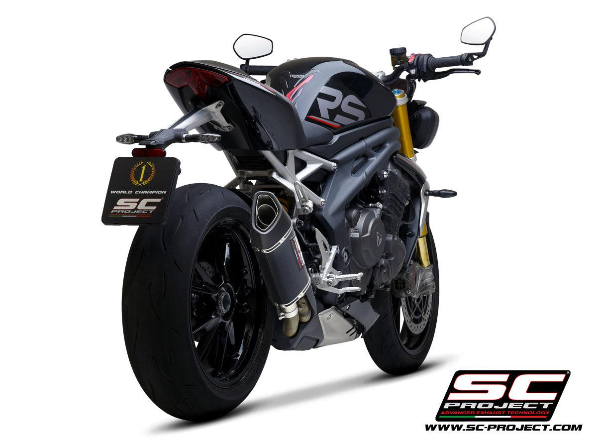 SC Project SC1-R GT Slip-On Exhaust for Triumph Speed Triple 1200 RS 2021-23 - My Superbike Store