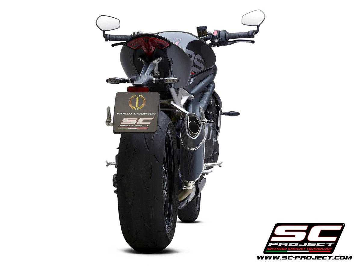 SC Project SC1-R GT Slip-On Exhaust for Triumph Speed Triple 1200 RS 2021-23 - My Superbike Store