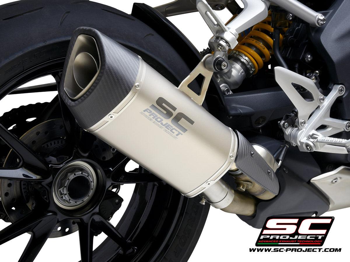 SC Project SC1-R GT Slip-On Exhaust for Triumph Speed Triple 1200 RS 2021-23 - My Superbike Store