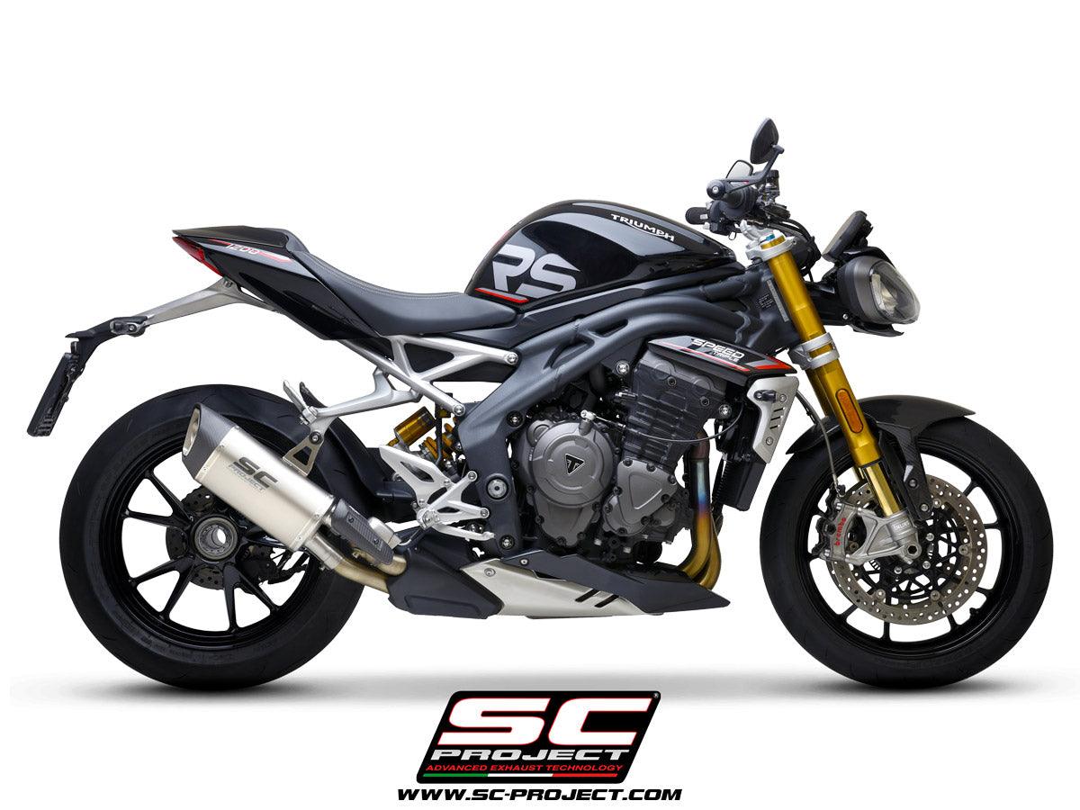 SC Project SC1-R GT Slip-On Exhaust for Triumph Speed Triple 1200 RS 2021-23 - My Superbike Store