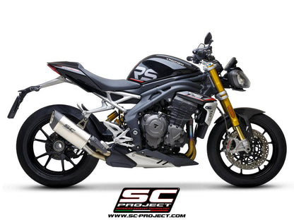 SC Project SC1-R GT Slip-On Exhaust for Triumph Speed Triple 1200 RS 2021-23 - My Superbike Store