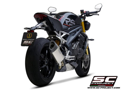 SC Project SC1-R GT Slip-On Exhaust for Triumph Speed Triple 1200 RS 2021-23 - My Superbike Store