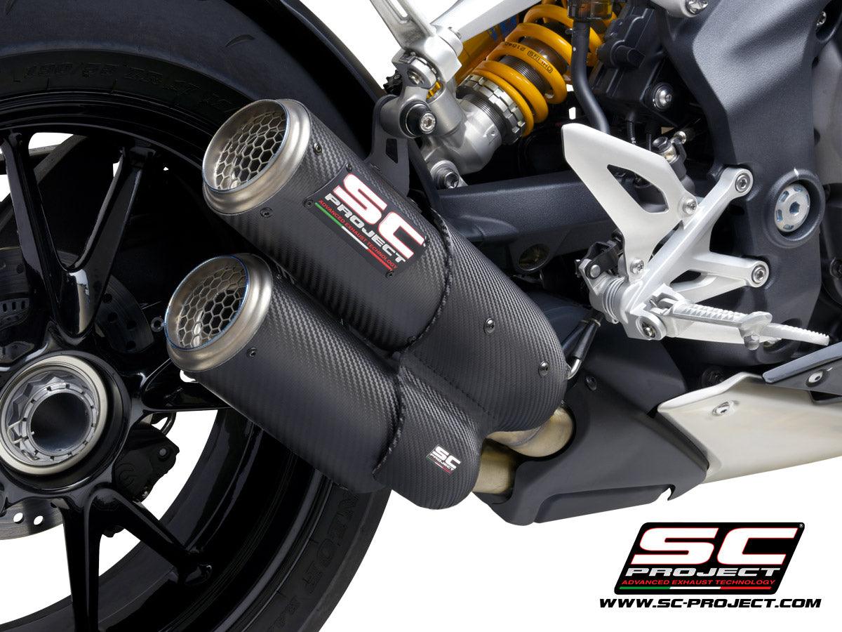 SC Project Twin CR-T Slip-On Exhaust for Triumph Speed Triple 1200 RS 2021-23 - My Superbike Store