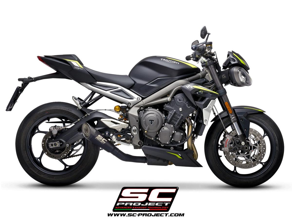 SC Project S1 Slip-On Exhaust For Triumph Street Triple RS 2020-22 - My Superbike Store