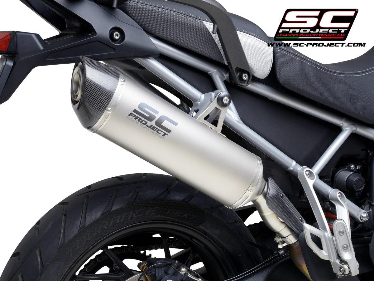 SC Project Oval Slip-On Exhaust for Triumph Tiger 900 2020-23 - My Superbike Store