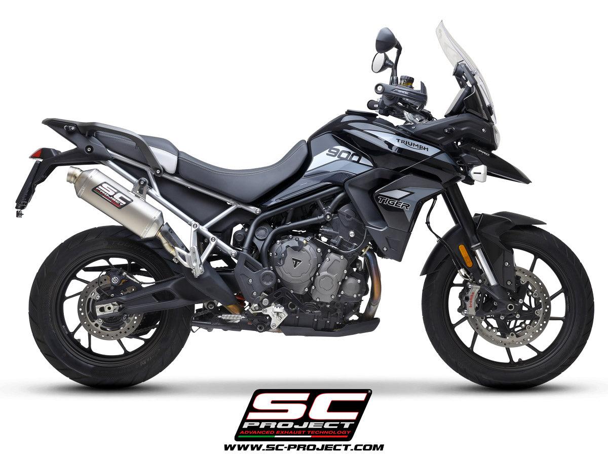 SC Project Rally Raid Slip-On Exhaust For Triumph Tiger 900 2020-23 - My Superbike Store