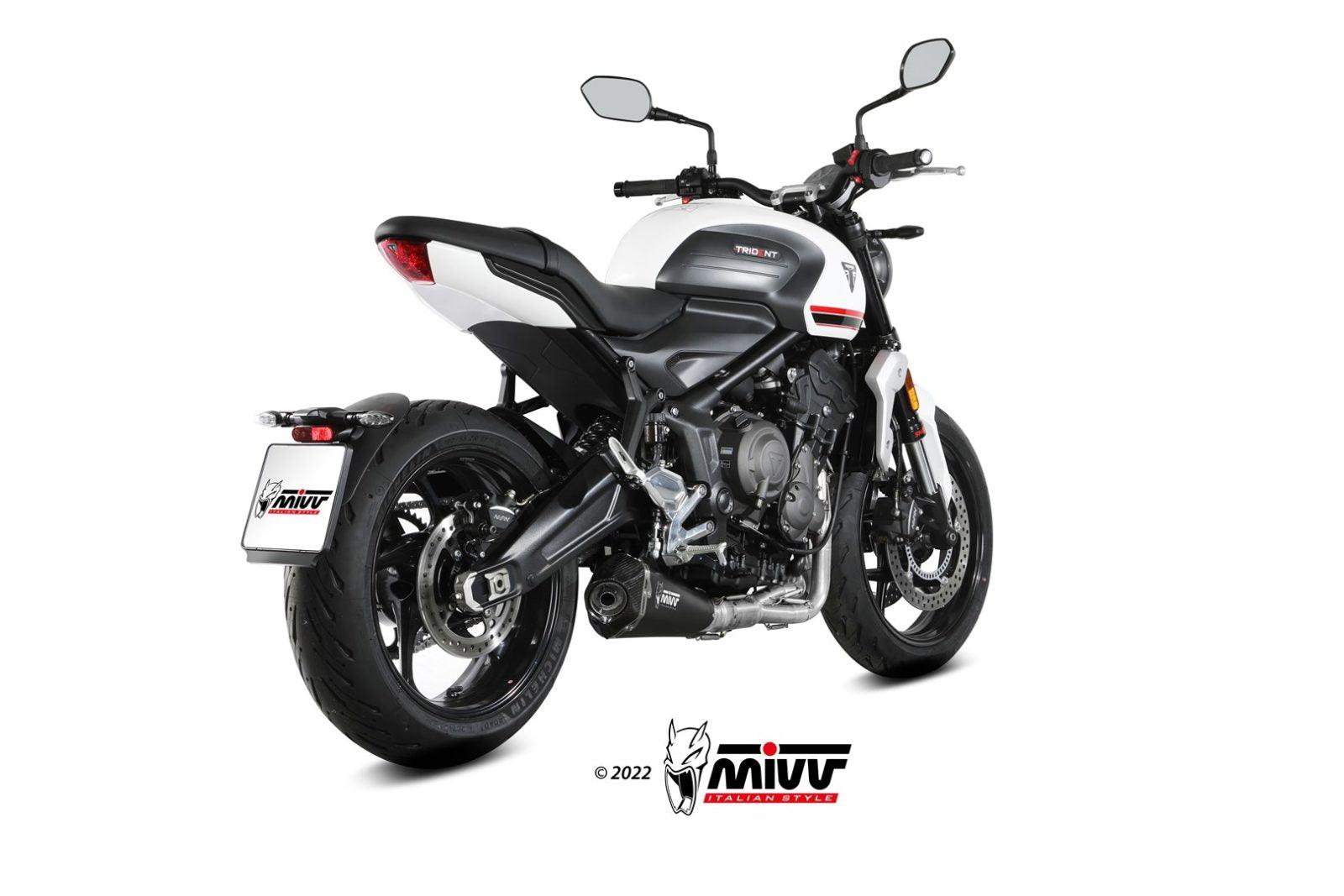 Mivv Delta Race Full Exhaust System for Triumph Trident 660 2021-22 - My Superbike Store