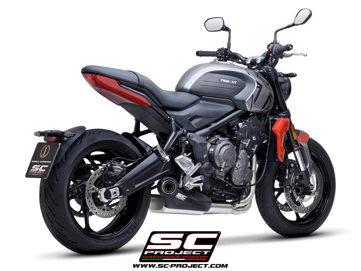 SC Project STR-1 Full Exhaust System for Triumph Trident 660 2021-23 - My Superbike Store