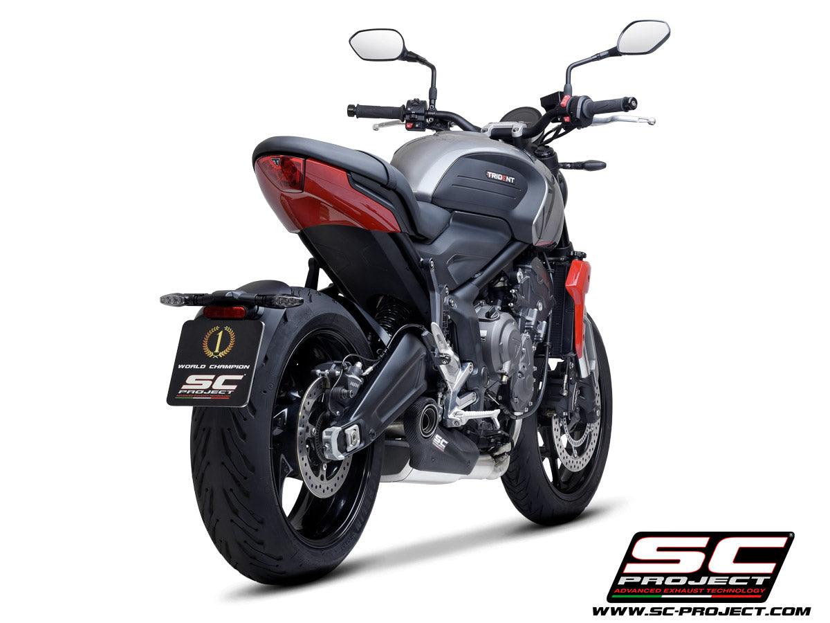 SC Project STR-1 Full Exhaust System for Triumph Trident 660 2021-23 - My Superbike Store