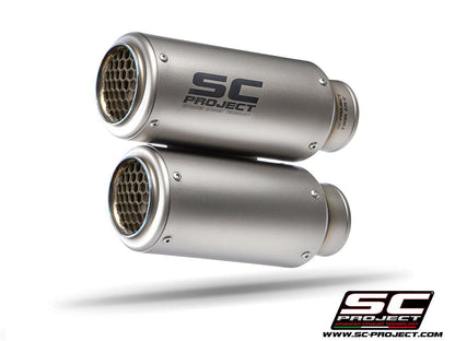 SC Project Twin CR-T Slip-On Exhaust for Triumph Speed Triple 1200 RS 2021-23 - My Superbike Store