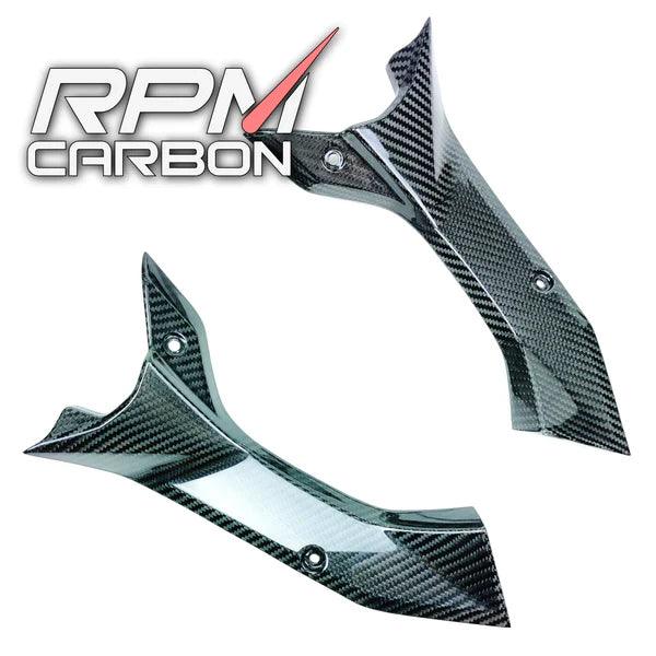 RPM Carbon Fiber Dash Panel Side Covers for Yamaha R6 - My Superbike Store