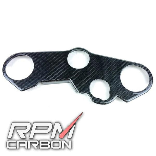 RPM Carbon Fiber Triple Clamp Cover for Suzuki GSXR 1000 2017-22 - My Superbike Store