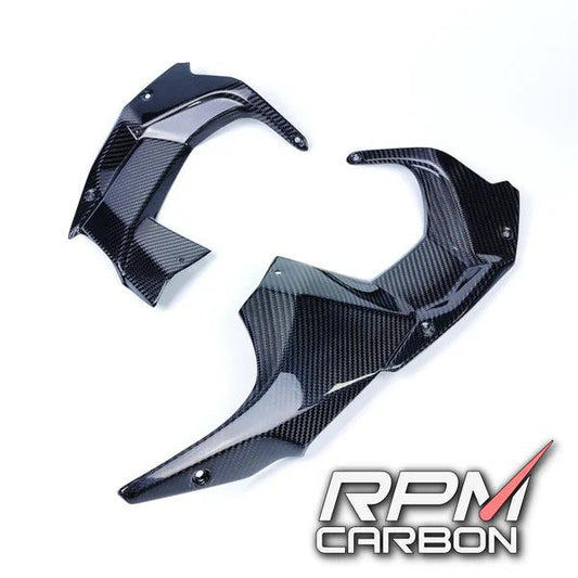 RPM Carbon Fiber Dashpanel Side Panels for Kawasaki Ninja H2 2015-22 - My Superbike Store