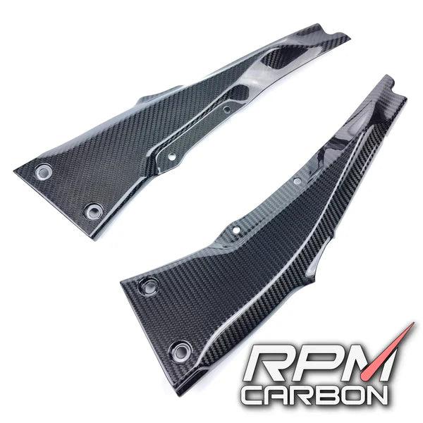 RPM Carbon Fiber Subframe Covers Protectors for Kawasaki ZX-10R 2011-22 - My Superbike Store