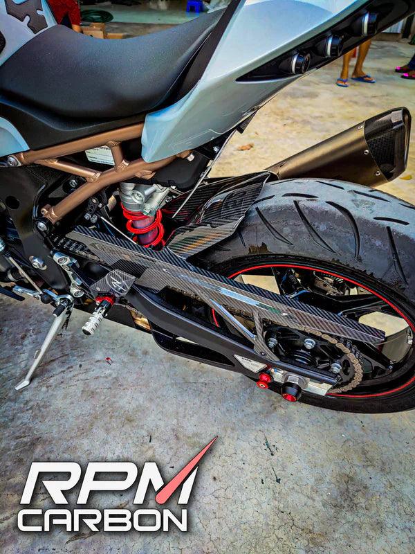 RPM Carbon Fiber Rear Fender / Chain Guard For BMW S 1000 R 2021-22 - My Superbike Store