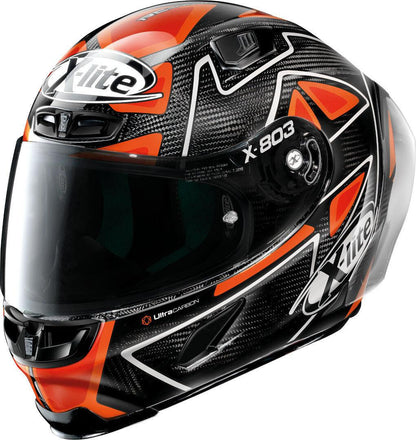 X-Lite X-803 RS Ultra Carbon Replica D. Petrucci Helmet - My Superbike Store