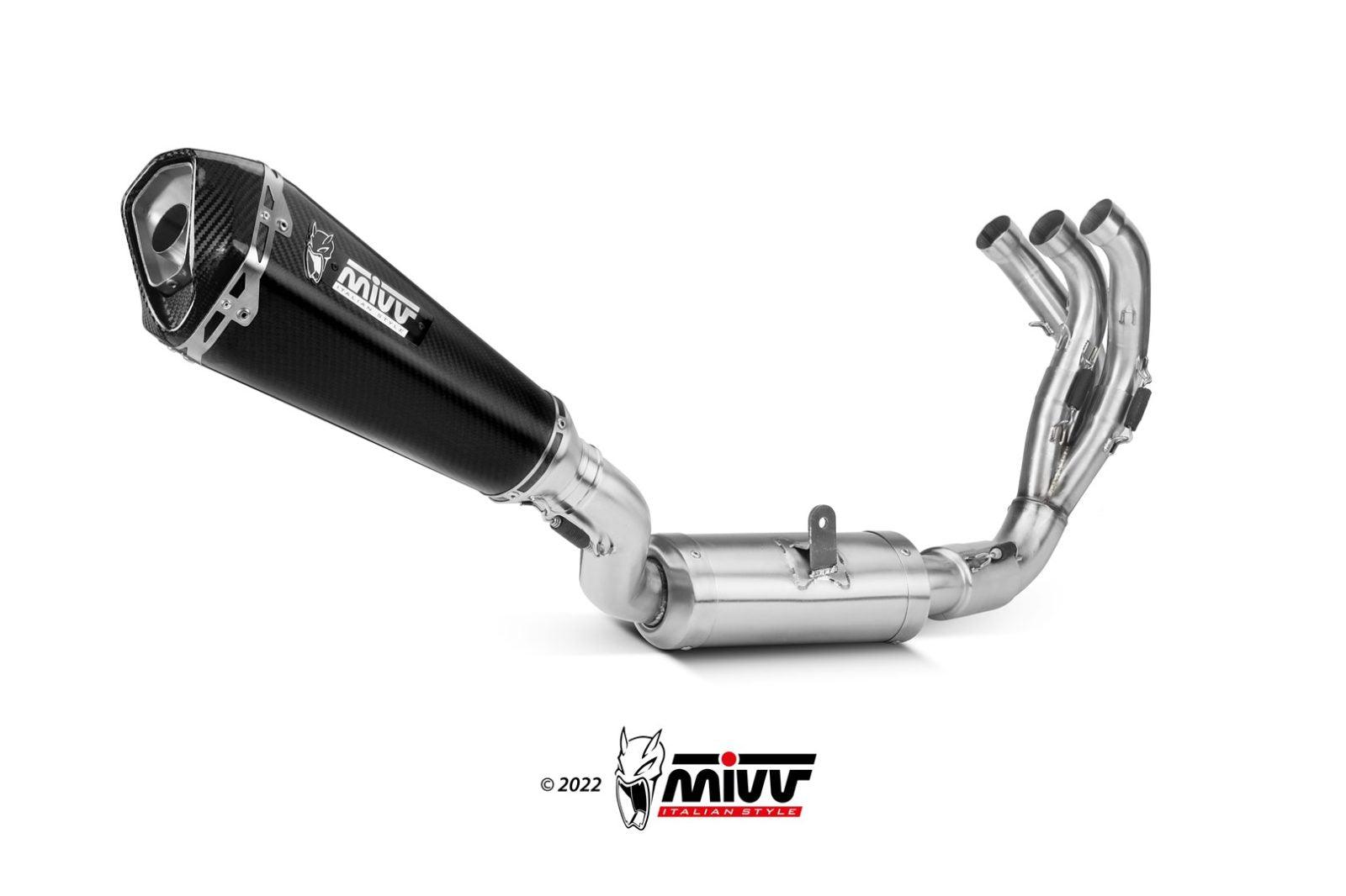 Mivv Delta Race Full Exhaust System for Yamaha MT-09 2021-22 - My Superbike Store