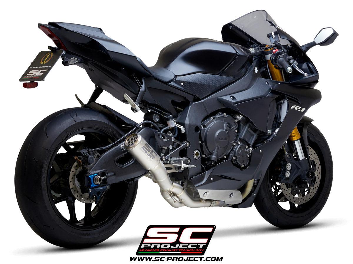 SC Project CR-T Slip-On Exhaust for Yamaha R1 2020-23 - My Superbike Store