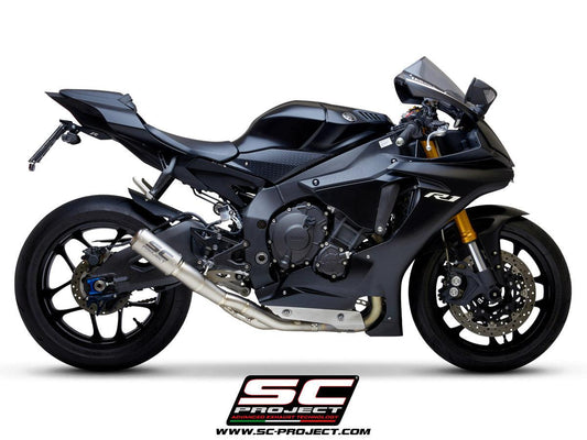 SC Project CR-T Slip-On Exhaust for Yamaha R1 2020-23 - My Superbike Store