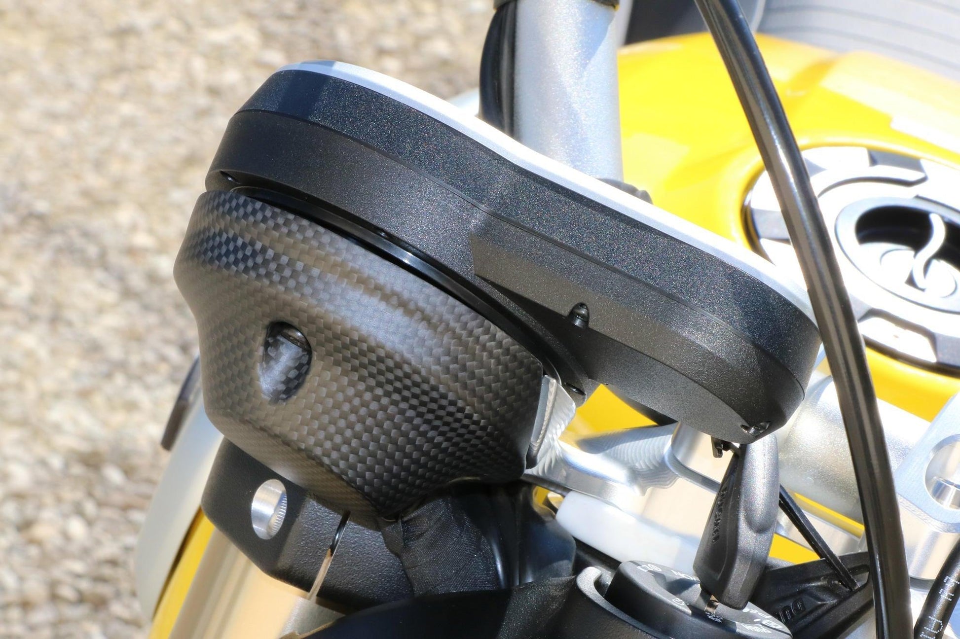 CNC Racing Carbon Fibre Dashboard Lower Cover For Ducati Scrambler 1100 - My Superbike Store