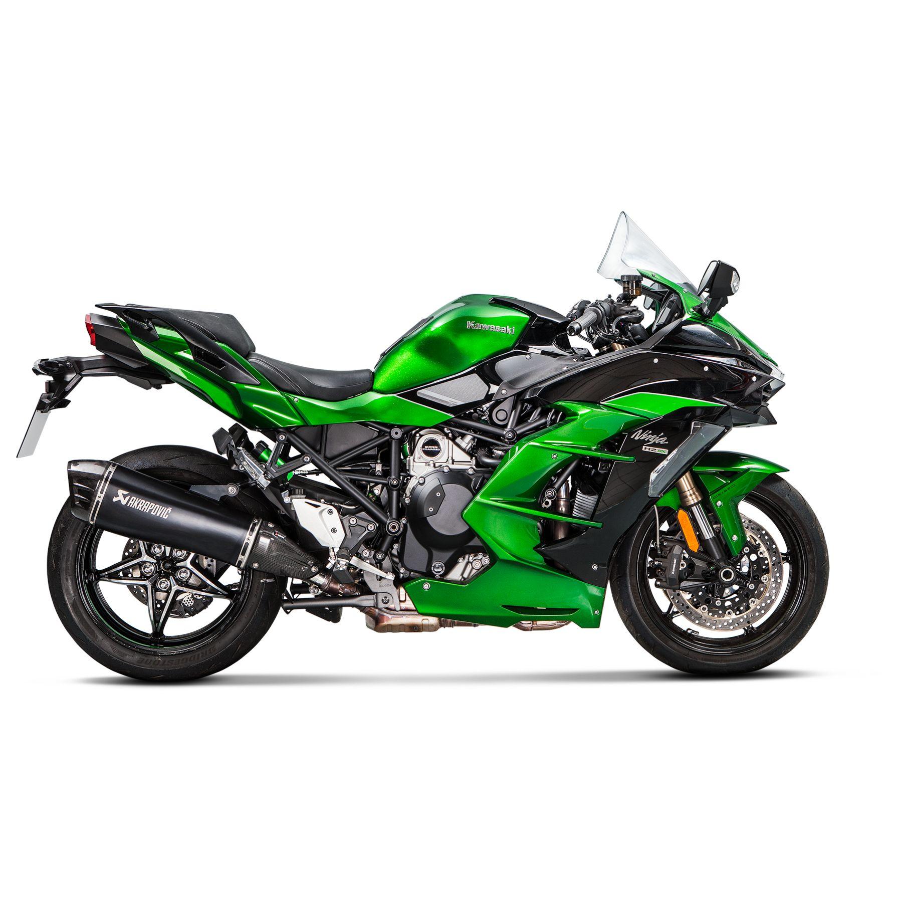 Akrapovic Slip-On Exhaust for Kawasaki Ninja H2 SX - My Superbike Store