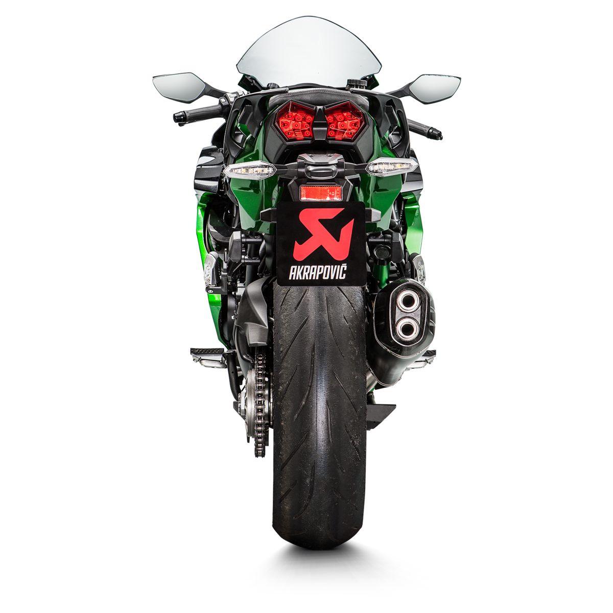 Akrapovic Slip-On Exhaust for Kawasaki Ninja H2 SX - My Superbike Store