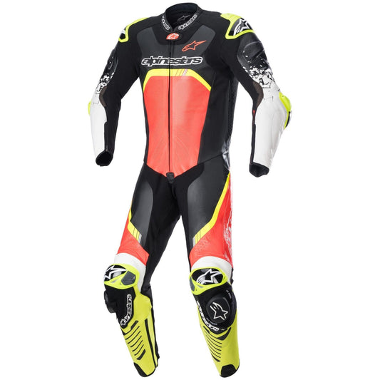 Alpinestars GP Tech V4 Race Suit - Black/Red/Yellow - My Superbike Store