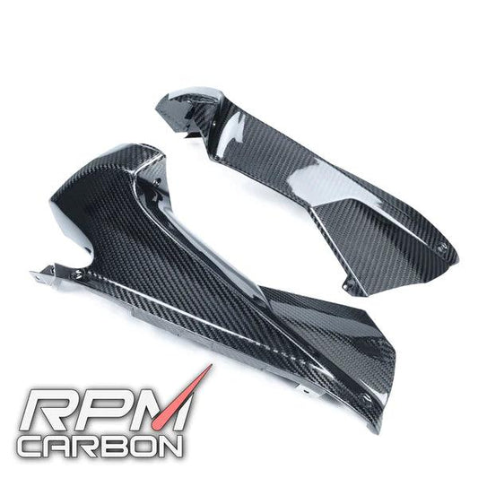 RPM Carbon Fiber Dash Side Panels Cowls Fairings For Aprilia Tuono V4 1100 RR 2009-20 - My Superbike Store