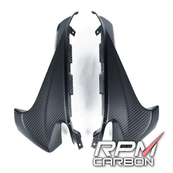 RPM Carbon Fiber Dash Side Panels Cowls Fairings For Aprilia Tuono V4 1100 RR 2009-20 - My Superbike Store