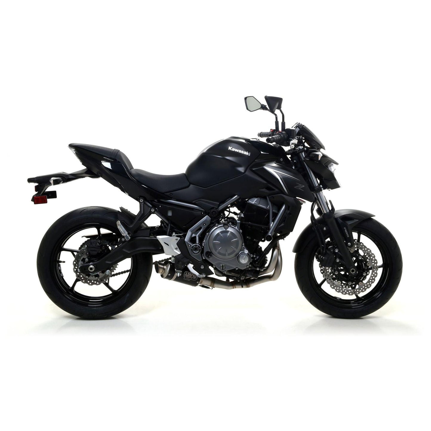 Arrow GP2 Dark Exhaust System for Kawasaki Z650 - My Superbike Store