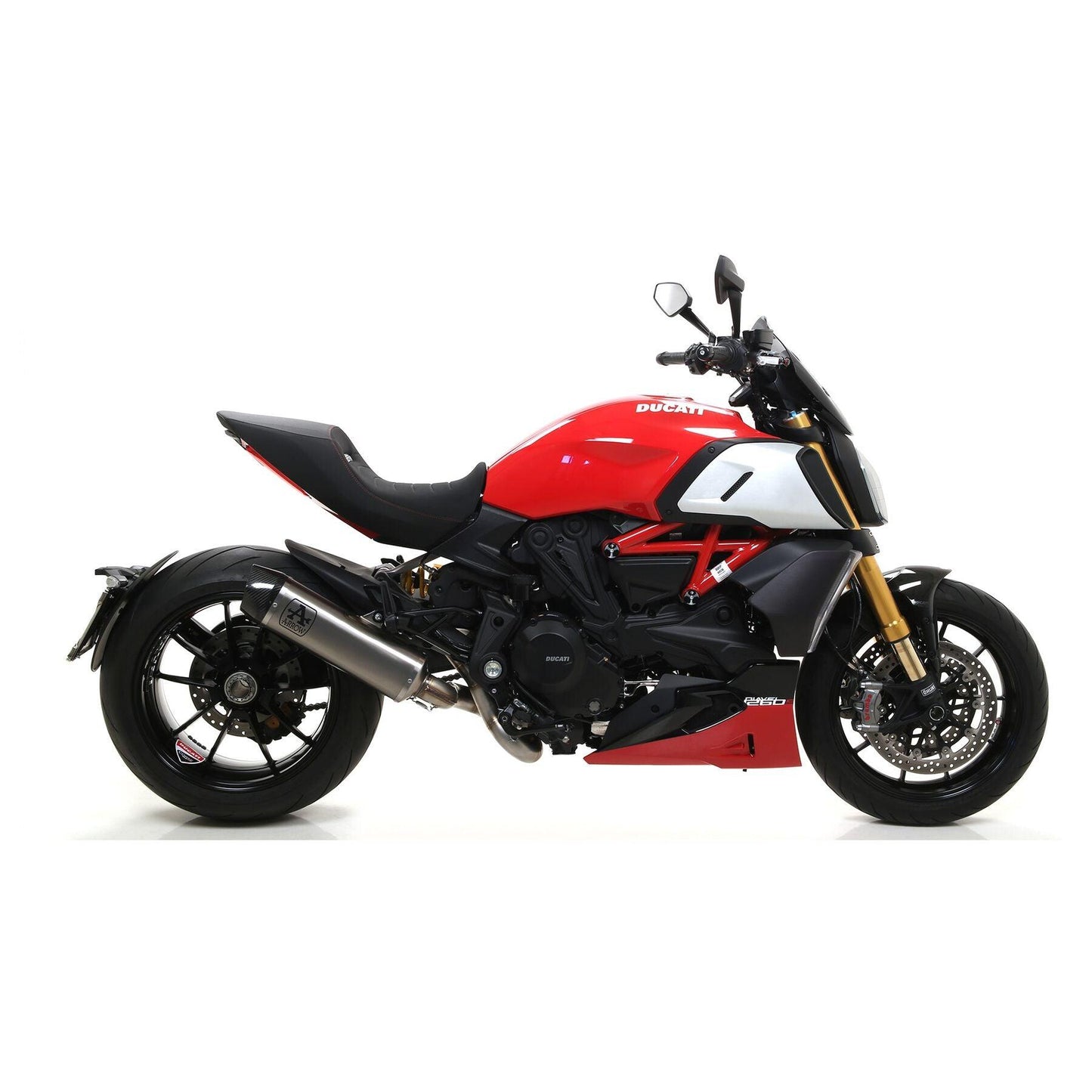 Arrow Indy Race Slip-On Exhaust for Ducati Diavel 1260 2019-20 - My Superbike Store