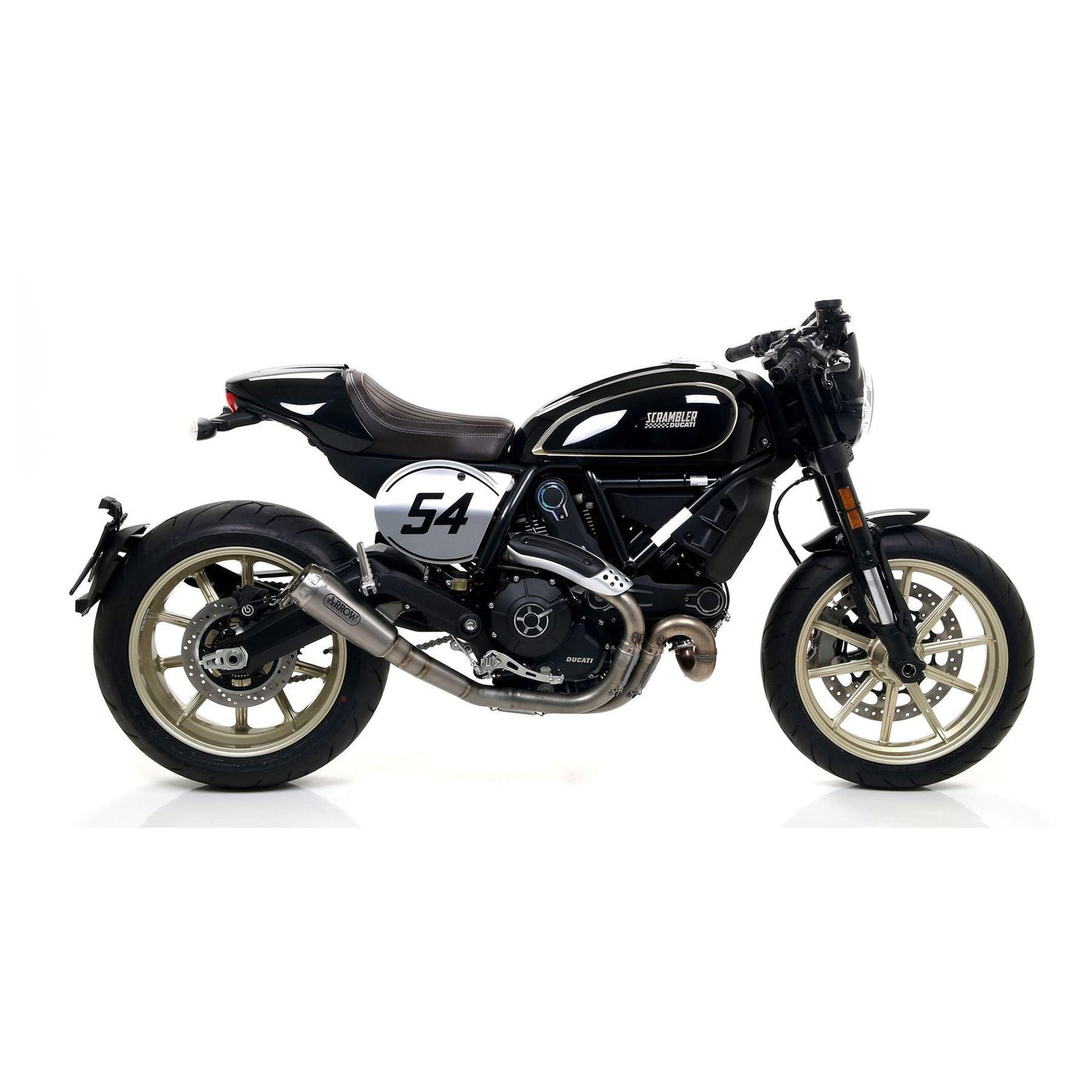 Arrow Pro-Race Slip-On Exhaust for Ducati Scrambler Cafe Racer - My Superbike Store