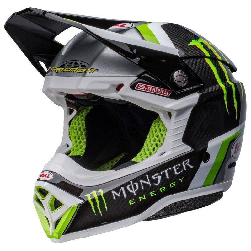 [SALE] Bell Moto-10 Spherical Pro Circuit Replica 22 Black/Green Helmet - M - My Superbike Store