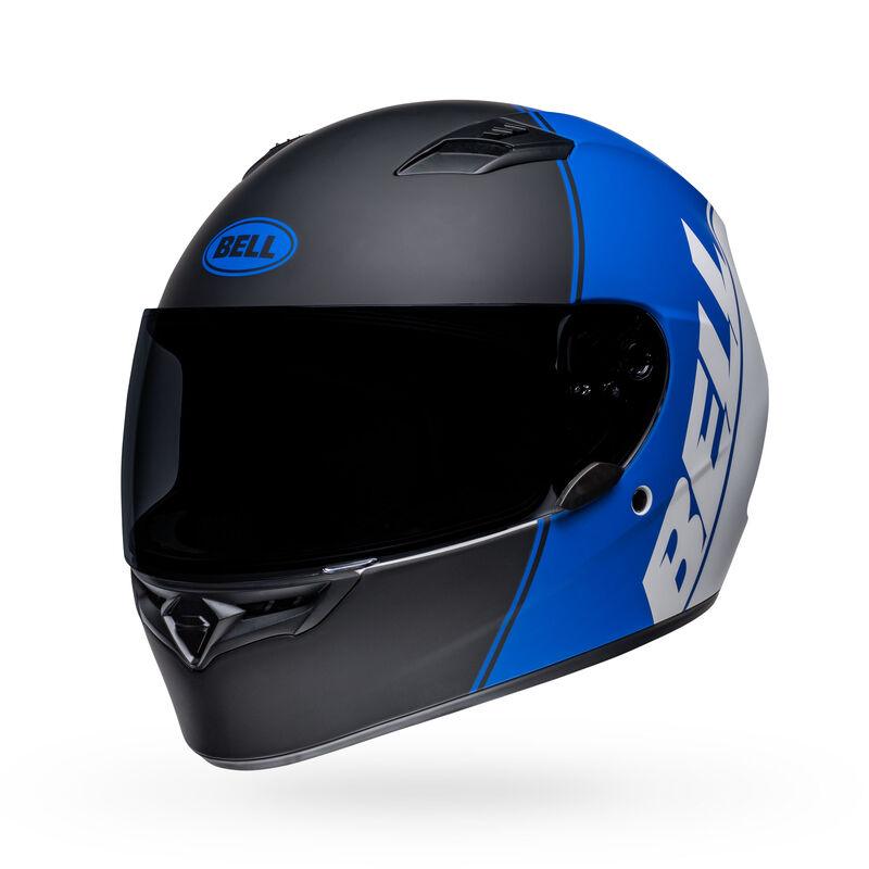 Bell Qualifier Ascent Matte Black/Blue Helmet - My Superbike Store