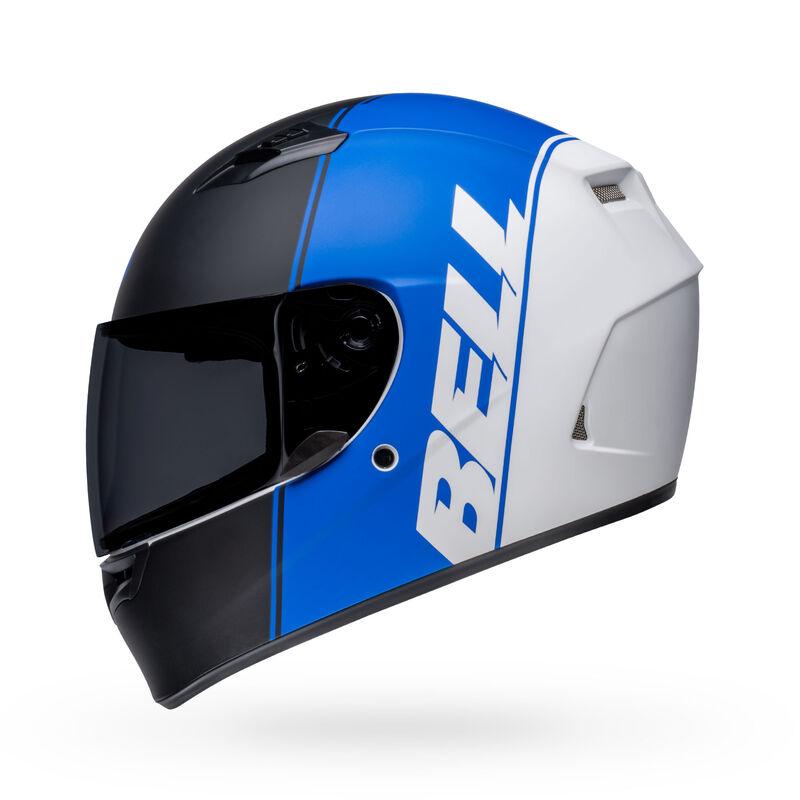 Bell Qualifier Ascent Matte Black/Blue Helmet - My Superbike Store