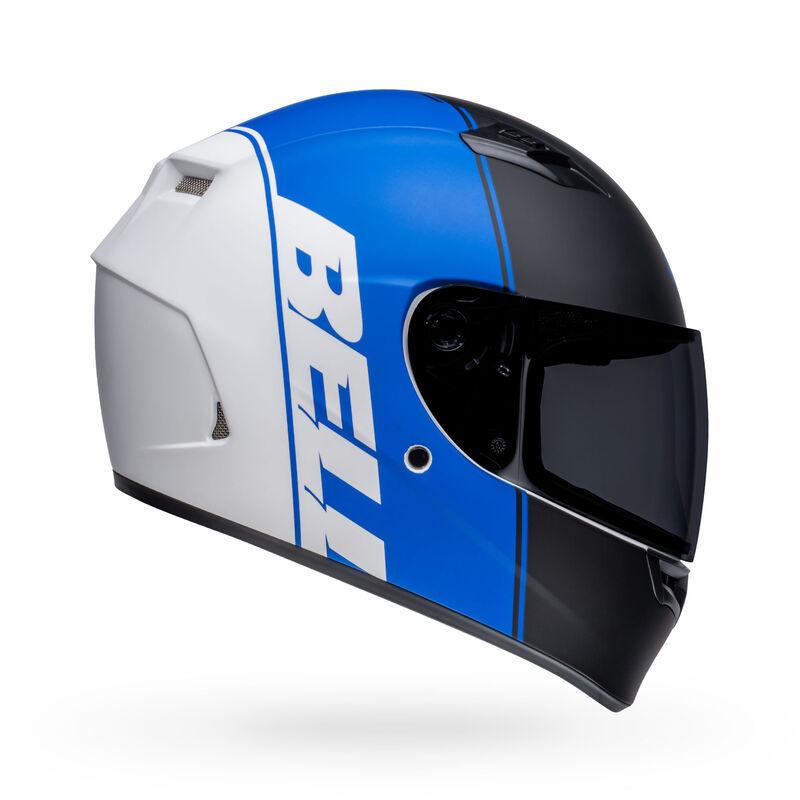 Bell Qualifier Ascent Matte Black/Blue Helmet - My Superbike Store