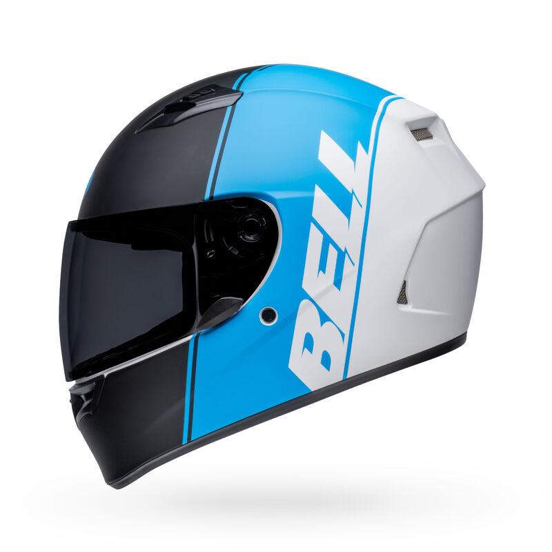 Bell Qualifier Ascent Matte Black/Cyan Helmet - My Superbike Store