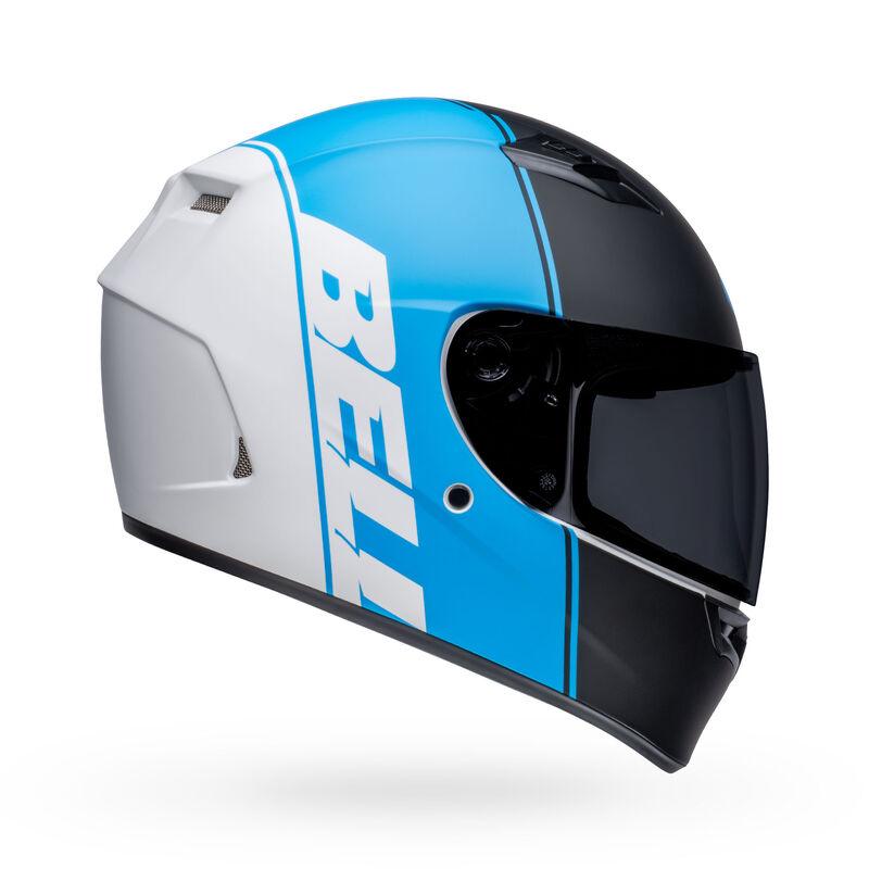 Bell Qualifier Ascent Matte Black/Cyan Helmet - My Superbike Store