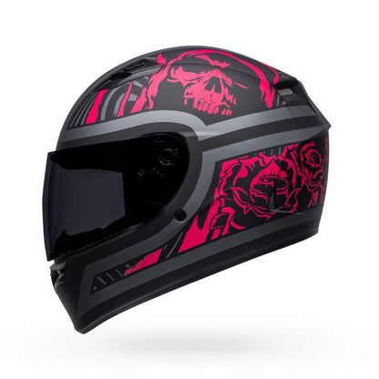 Bell Qualifier Rebel Matte Black/Pink Helmet - My Superbike Store