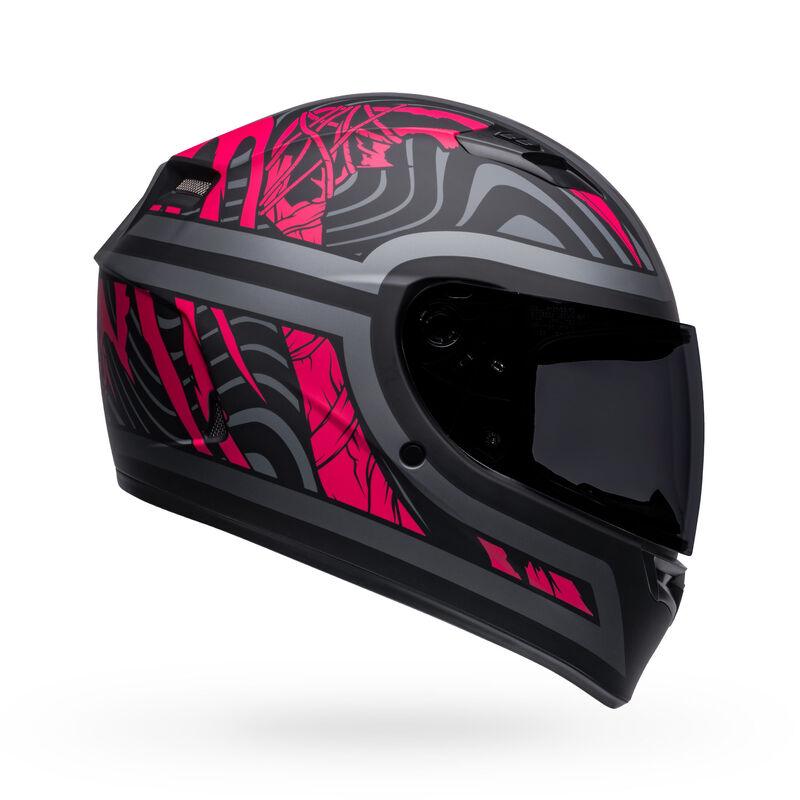 Bell Qualifier Rebel Matte Black/Pink Helmet - My Superbike Store