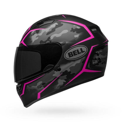 Bell Qualifier Stealth Camo Matte Black/Pink Helmet - My Superbike Store