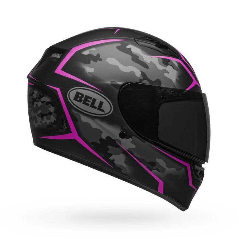 Bell Qualifier Stealth Camo Matte Black/Pink Helmet - My Superbike Store