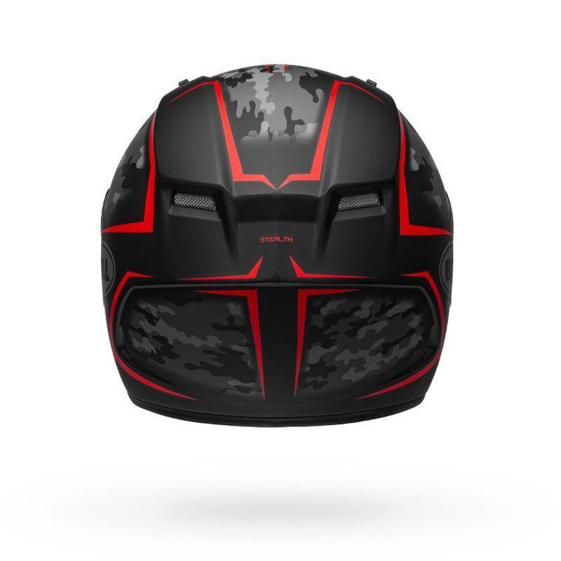 Bell Qualifier Stealth Camo Matte Black/Red Helmet - My Superbike Store