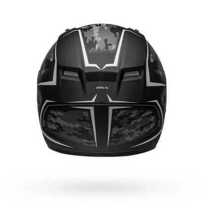 Bell Qualifier Stealth Camo Matte Black/White Helmet - My Superbike Store