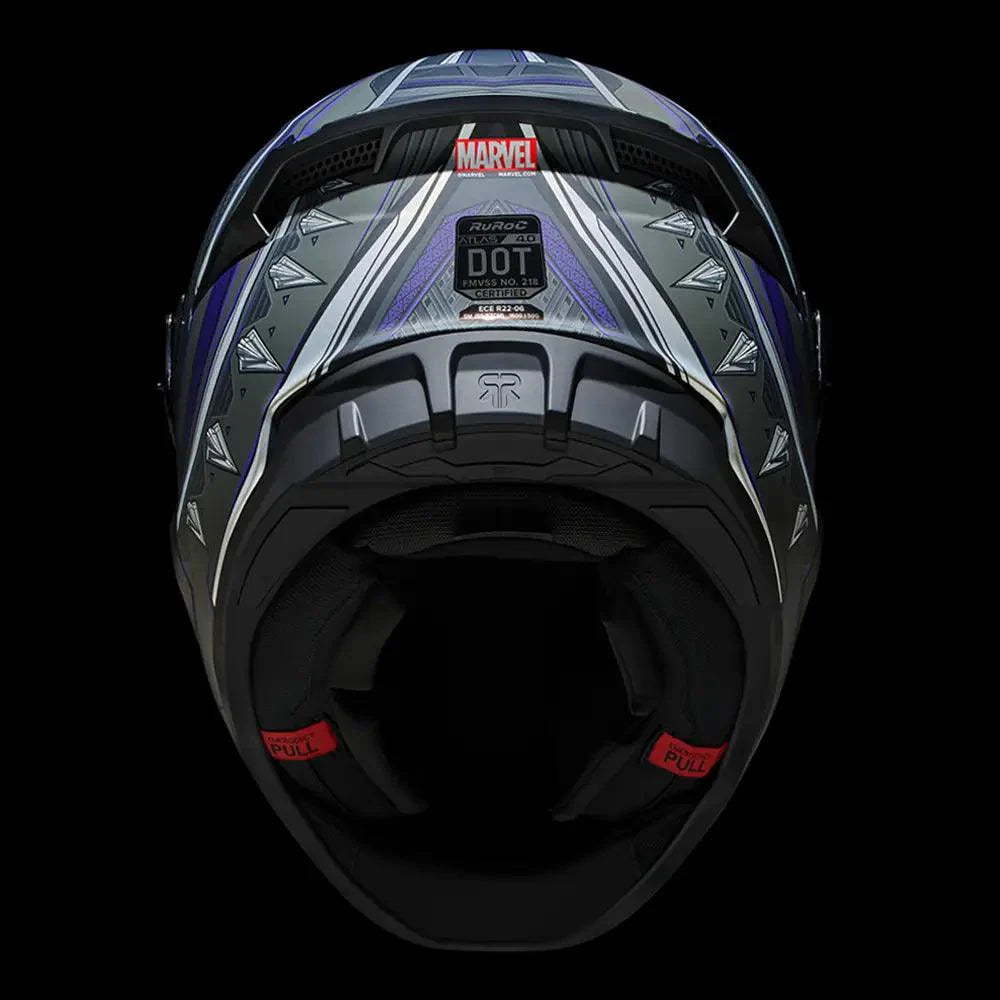 Ruroc Atlas 4.0 Carbon Helmet - Marvel’s Black Panther - My Superbike Store