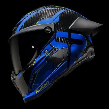 Ruroc Atlas 4.0 Track Helmet - Ice Blue - My Superbike Store