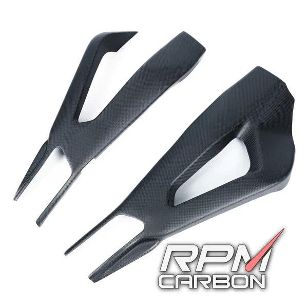 RPM Carbon Fiber Swingarm Covers Protectors Style A For BMW S1000RR 2020-22 - My Superbike Store