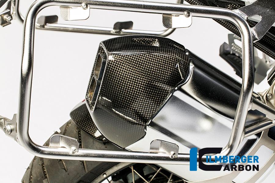 Ilmberger Carbon Fibre Rear Silencer Protector for BMW R 1200 GSA 2014-22 - My Superbike Store