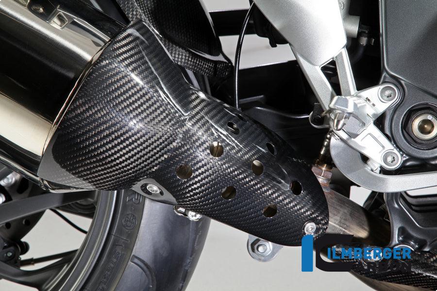 Ilmberger Carbon Fibre Exhaust Protector for BMW K1300R 2008-22 - My Superbike Store