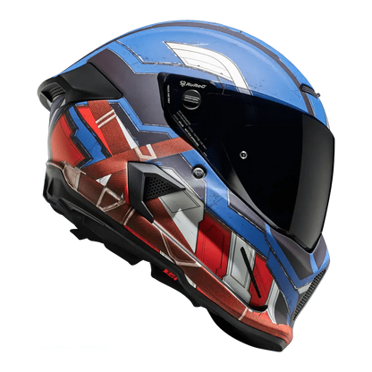 Ruroc Atlas 4.0 Carbon Helmet - Marvel’s Captain America - My Superbike Store